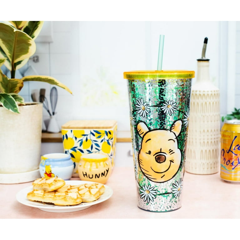 Winnie the Pooh, Confetti Carnival Cup, 32 Ounces, With Lid and