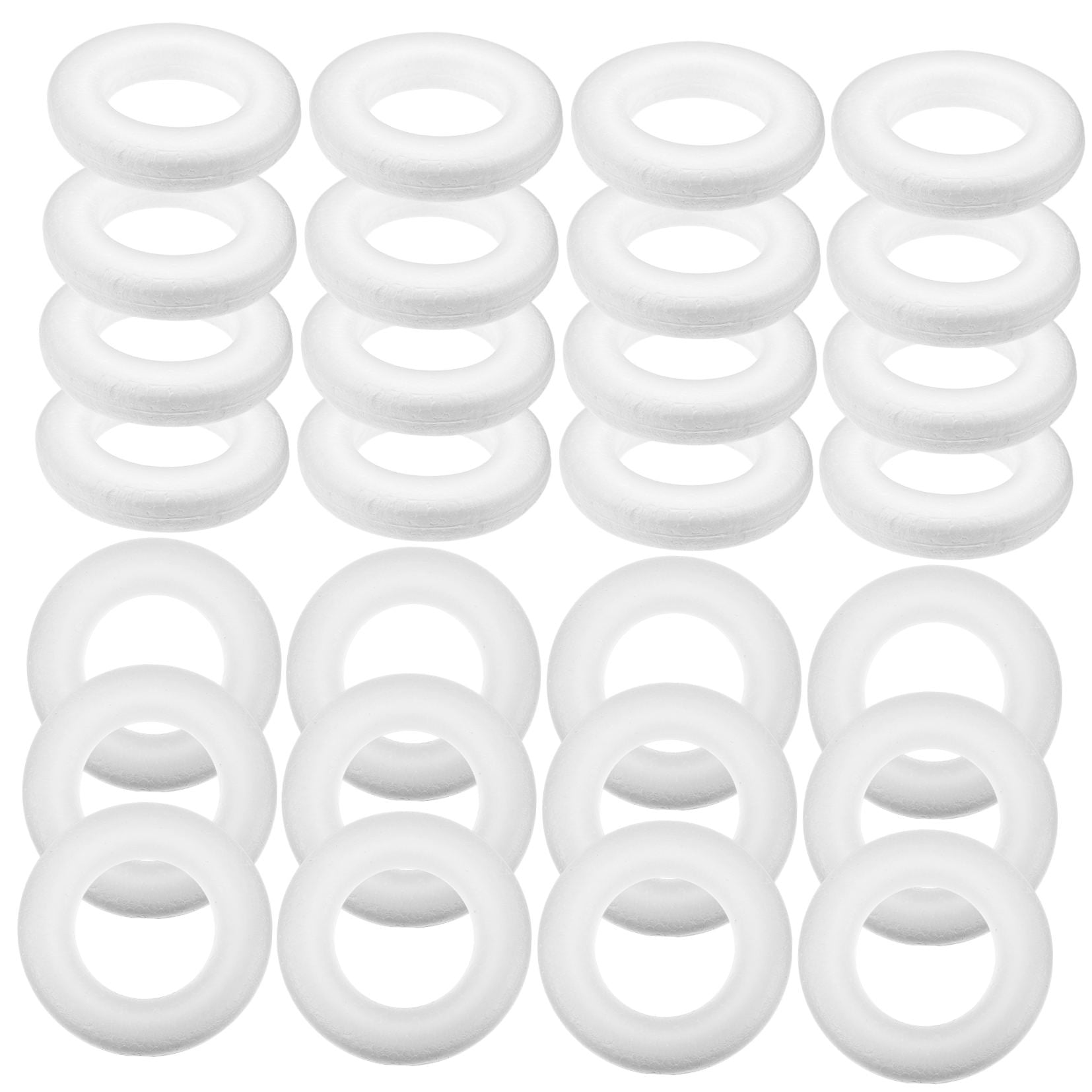 Masteelf 30 Pcs Floral Foam Balls Polystyrene Foam Wreath 7.30X7.30X1.70CM