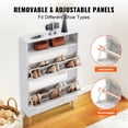 thumbnail image 6 of KFFKFF Footwear Cupboard with Pair of Tilt Drawers Footwear Storing Cabinet for Foyer Multicolor, 6 of 9