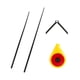 thumbnail image 1 of Sonducket Juego de pesca de 4 Uds ABS, cañas de alta estabilidad resistentes a desgarros, excelente palo de invierno vivo para exteriores, Pescar, 1 of 6