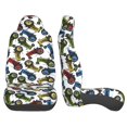 thumbnail image 2 of LAKIMCT Retro Tractor Car Seat Covers Vehicle Front Seat Covers Universal Fit Seat Protector, 2 of 9
