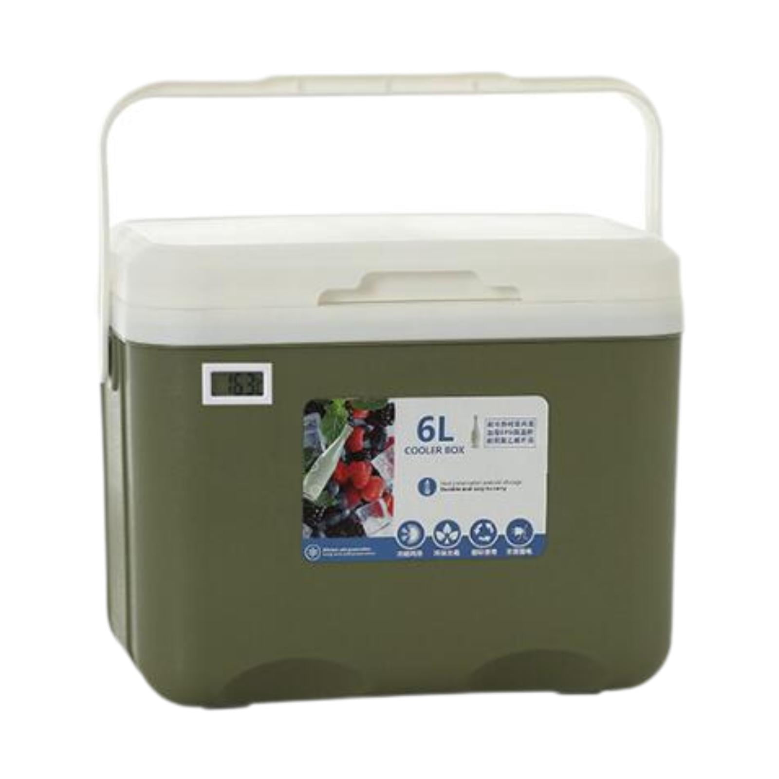 koolsoo Insulated Box Personal Small Ice Chest Insulated Portable for Outdoor Barbecue Sport Drink Breast Milk Food green