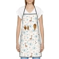 thumbnail image 3 of Pofeuu Elephants And Giraffes Print Aprons with Pockets, Cute Aprons for Kitchen, Cooking, Server, Barber, Chef Apron, 3 of 7