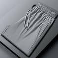 thumbnail image 5 of Zszcpp Men'S Casual Pants Unisex Stretch Quick Drying Elastic Waist Drawstring Ice Silk Lounge Trousers Casual Trouser, 5 of 5