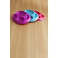 thumbnail image 2 of Boon Platter Edgeless Divided Platters Sectioned Plates Pink Purple & Blue 3 Pk, 2 of 2