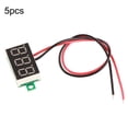 thumbnail image 4 of Mini voltímetro LED 5 piezas NikouMX Mini LED rojo digital alta capacidad, 4 of 8