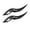 Dark Gray, variant on Car Roof Devil Horns Watermelon Aggressive Styling Carbon Fiber Style Vehicle Exterior Roof Sticker Airflow Guide Fathers Day Gift Auto Decor Tool