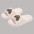 thumbnail image 6 of Womens Cute Cartoon Slide Sandals EVA Non-Slip Thick Sole Outdoor Indoor White Slip On Summer Shoes,Size 8.5-10, 6 of 6
