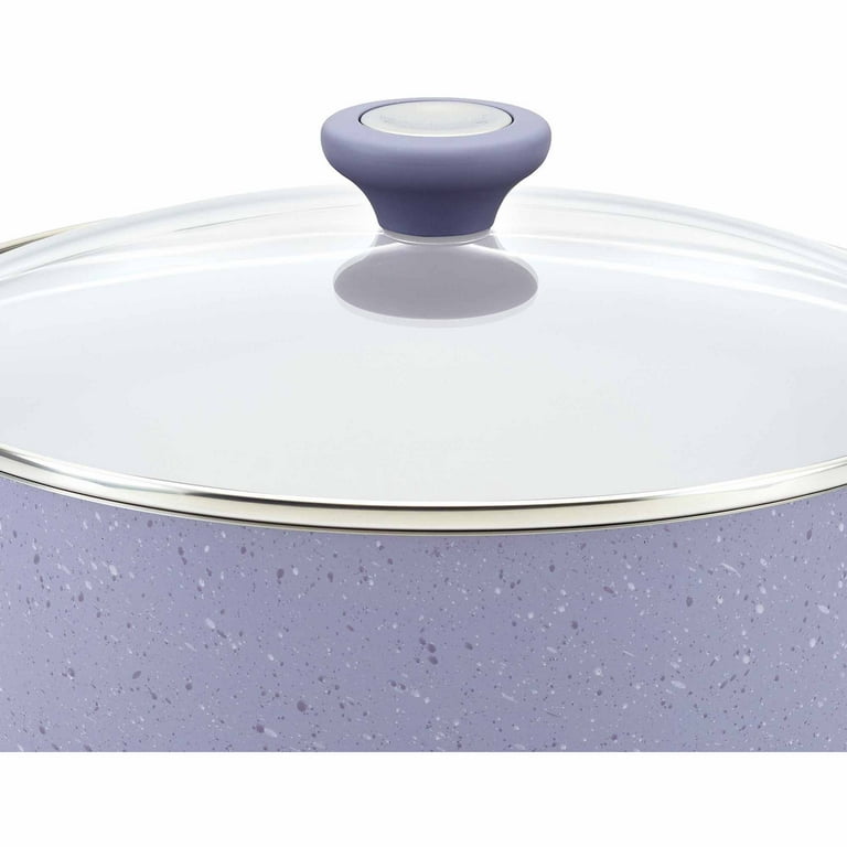 Farberware New Traditions Speckled Aluminum Nonstick 12-Piece Cookware Set,  Lavender 
