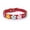 Red, variant on Colorful Flowers Pet Collar Dog Collar Crystal Studded Pet Collar For Small Medium Dog,Gifts for Pets and Pet Lovers(Blue,M)