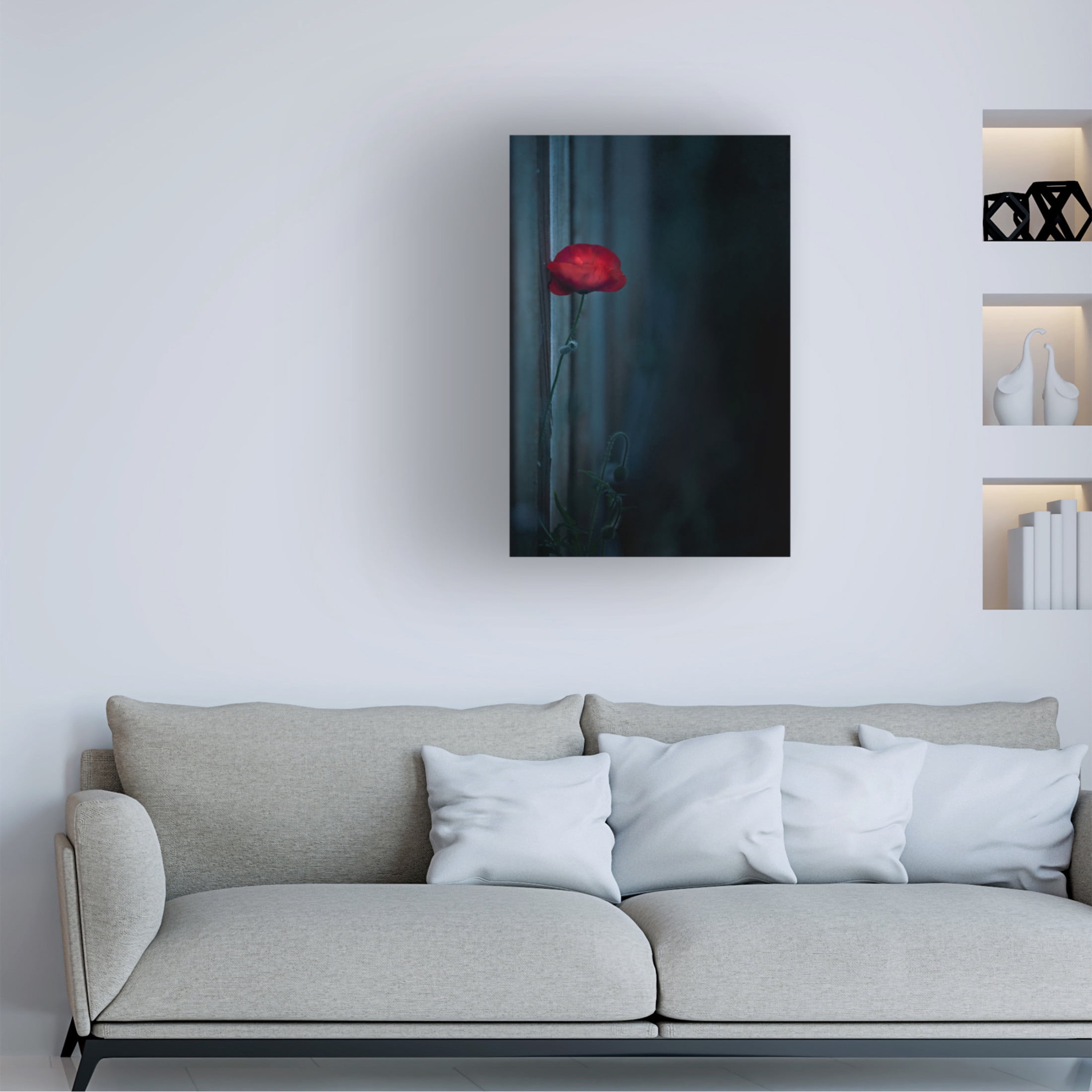 Trademark Fine Art Judy Tseng Waiting Canvas Wall Art