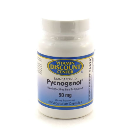 Discount Heart - Pycnogenol (50mg) by Vitamin Discount Center - 60 Capsules
