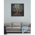 thumbnail image 4 of Tree of Life Canvas Wall Art, Tree Wall Décor Butterfly Prints Floral Art Nature Poster Mandala Style Abstract Painting, Landscape Artwork for Living Room Bedroom Office Home Decor (16x16 Inches), 4 of 6