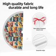 thumbnail image 7 of Christmas Tree Skirt, off road racing car colorful Christmas Tree Decorations Indoor, Tree Skirts Mat With Tassel Trim for Halloween New Year Holiday Christmas Party Decor 30 Inches, 7 of 7