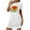 White, variant on KIHOUT 2024 Fashion Black Round Neck Top Nightdress For Women Clearance Sunflower Pringted Short Sleeve Loose Slim Long T-shirt Home Casual Ladies Regular Pajamas Nightgown S-2XL