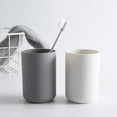 thumbnail image 2 of FELTECHELECTR 4Pcs Toothbrush Mug PP Material Simple and Clean Design for Bathrooms, 2 of 8