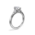 thumbnail image 3 of 2.20 Carat Pear Cut Beautiful Moissanite 3 Stone Ring for Engagement Gift Solid 14K White Gold Size 10.5, 3 of 7