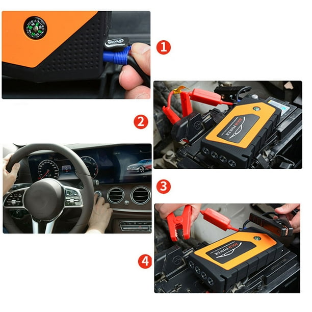 12v Car Jump Starter Emergency Starting Power For Car Portable Power Source  Power Bank 