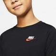 thumbnail image 3 of Nike Boys NSW Tee Embroidery Logo Futura T-Shirts AR5254-011 Size S, 3 of 4