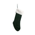 thumbnail image 1 of Christmas Large Knitted Stocking, Soft Fabric, Large Capacity, Sturdy Hanging Loop, Festive Ornament for Tree/Mantle, Perfect for Holiday Gifting, 1 of 1