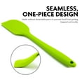 thumbnail image 5 of Ovente Premium Silicone Spatula with Heat Resistant Protection and Stainless Steel Core, Dishwasher Safe Non-Stick Utensils with Seamless Design Perfect for Baking Cooking & Mixing, Green SP1001G, 5 of 7