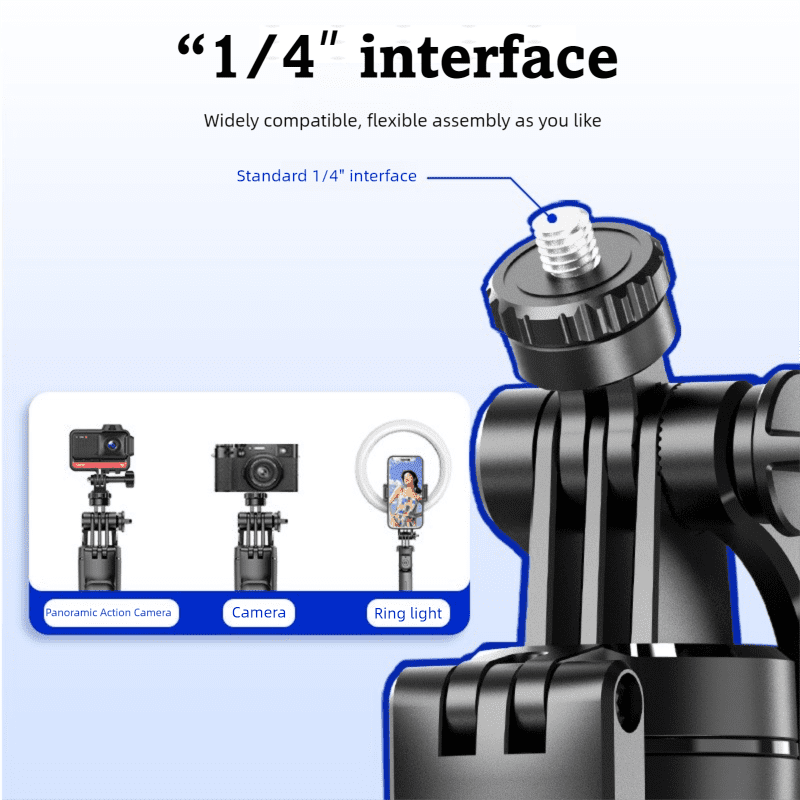 6-in-1 Selfie Tripod with Dual Fill Lights & Wireless Remote Portable Adjustable Phone Holder for Mobile Phone Camera Travel Camera Detachable Bluetooth Remote Travel Creation Tripod Stand