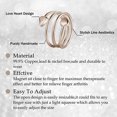 thumbnail image 4 of TINYSOME Copper Ring Circulation Healing Arthritis Ring Wollet Magnet Ring Adjustable for Arthritis Unisex Magnet Therapy Ring, 4 of 4