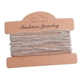 thumbnail image 4 of Curb Cable Chain DIY Jewelry Making Tools Metal Crafts hecho a mano rebordear trenzado Recubrimiento Argenta BLESIY eslabón de las cadenas de cable, 4 of 8
