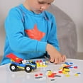 thumbnail image 3 of Plus-Plus - Instructed Play STEM Building Set- 200 PC Color Cars- Hero (Pack of 48), 3 of 8