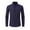 Navy, variant on Ohufall Mens Shirts,Long Sleeve Shirts for Men,Casual Buttons Solid With Pocket Turndown Long Sleeve Breathable Shirt Blouse