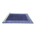 thumbnail image 2 of Ahgly Company Machine Washable Indoor Round Persian Blue Traditional Area Rugs, 7' Round, 2 of 4