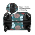 thumbnail image 2 of Fuzoiu cute Skull organ Print Suitcase Cover,Washable Luggage Covers for Suitcase,Elastic Luggage Protector Cover,Scratch Resistant Travel Suitcase Covers-Large, 2 of 7