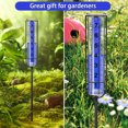 thumbnail image 5 of Rain Gauge Outdoor Freezing Proof | Large Clear Numbers Accurate Rain Measuring Tool | Yard & Garden Stake Adjustable Height | Heavy Duty Thick Plastic Tube | Stable Rustproof H-Shape Metal Base, 5 of 7