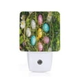 thumbnail image 1 of Fotbe colorful Easter eggs Luz Nocturna LED, Luz de Noche con Sensor de Luz Natural de Anochecer a Amanecer, Se Enchufa a la Pared, Blanco Cálido 0.5W-EU, 1 of 7