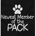 thumbnail image 2 of Newest Member Of The Pack Paw Print Toddler Boy Girl T Shirt Infant Toddler Brisco Brands 2T, 2 of 6