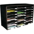 thumbnail image 5 of Storex Modular 24-Compartment Literature Organizer, Black, (61435U01C), Plastic Desktop, 5 of 5