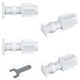 thumbnail image 1 of tredstone 4 Pcs Installation Facile Stores Sans Perçage pour 4 Supports et 1 Clé Incluse Raccords de Store Sans Perçage, 1 of 6