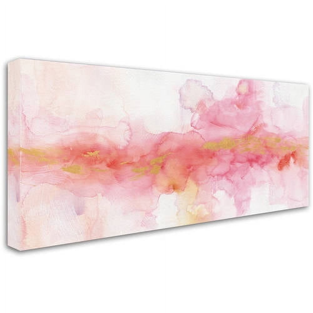 "Rainbow Seeds Abstract Gold" Canvas Art by Lisa Audit