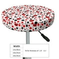 thumbnail image 4 of Goofa Ladybugs 2 Printed Stool Covers Round, Waterproof Round Bar Stool Covers Anti-Slip Round Bar Stool Seat Cover with Elastic Bands Durable-12 inch, 4 of 7