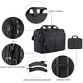 thumbnail image 5 of KROSER 17.3" Premium Canvas Laptop Messenger Bag - Black, 1-Piece, 5 of 8