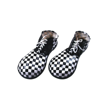 Black & White Adult Clown Shoes Halloween Costume