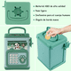 thumbnail image 3 of Caja de Ahorros Para Niños, Cajero Automático y Caja Registradora, Caja de Ahorros de Moneda de Código, Caja Fuerte de Dibujos Animados, Regalo de Juguete Para Niños. (Verde), 3 of 10