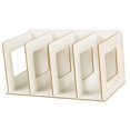 thumbnail image 4 of Estantería de madera para escritorio, moderna y sencilla, organizador de mesa para escritorio, hogar, dormitorio. Blanco, 4 of 9