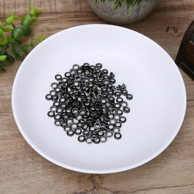 Ojal, 100 piezas, 5 mm, latón, doble ojal de metal, solución innovadora