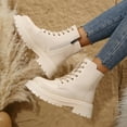 thumbnail image 6 of POROPL Ankle Boots for Women High Heel Fleece Shoes,Boots for Women Size 5.5, 6 of 9