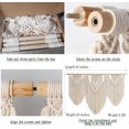 thumbnail image 3 of Colgante de Pared de Macramé, Tapiz de Macramé para Colgar en La Pared, Tapiz de Hojas Tejidas A Mano Bohemio, Decoración Tejida Bohemia para Apartamento, Galería, Sala de Estar, 3 of 8