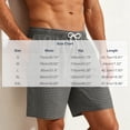 thumbnail image 3 of IhhxPro Men's Running Shorts Quick Dry Elastic Waist Drawstring Beach Swim Summer Casual Patterned Lightweight Athletic Gym Training Activewear Loose Fit S-2XL, 3 of 5