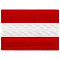 Austria Flag Embroidered Iron-on Patch