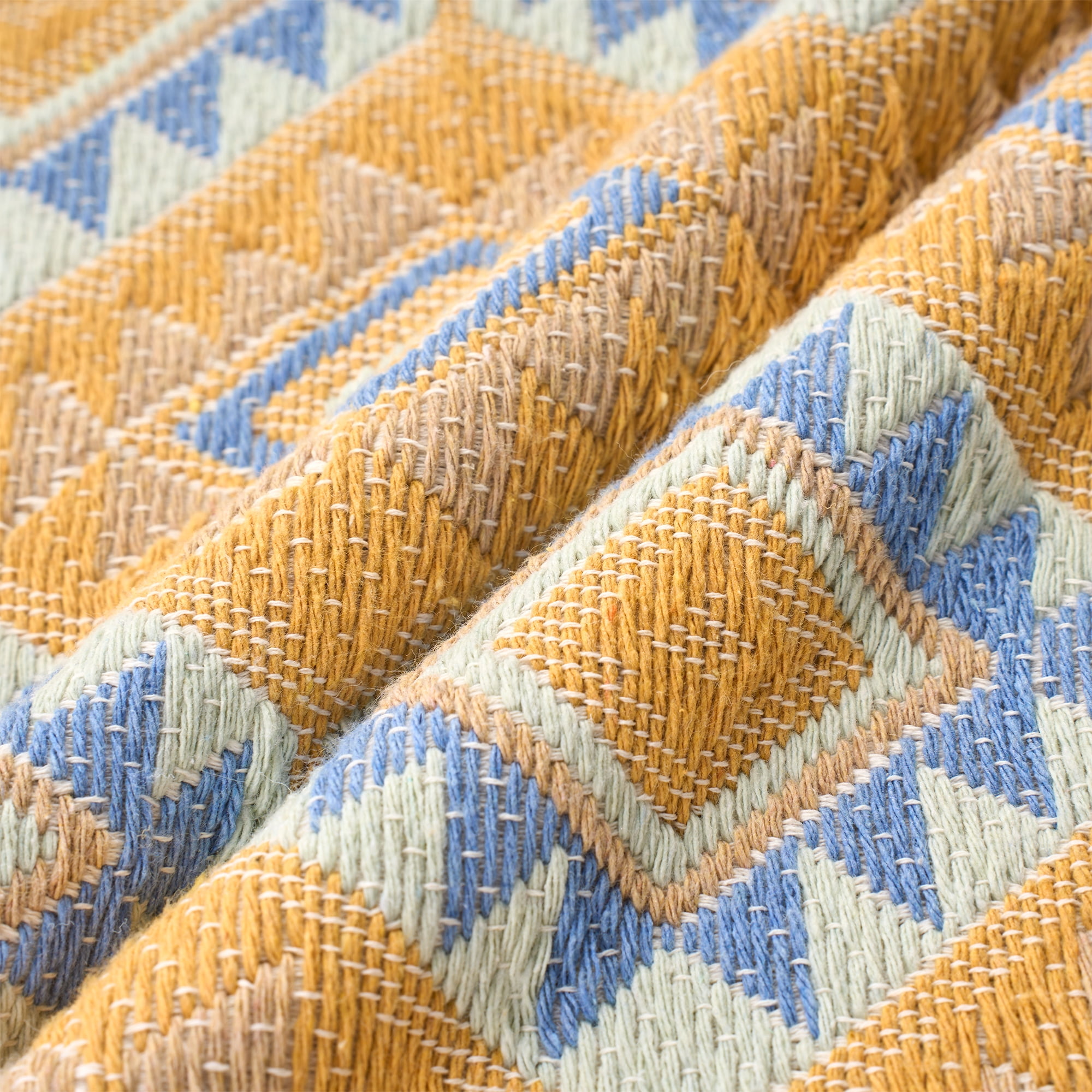 Unique Bargains Boho Throw Pillow Covers Geometric Pattern Cushion Cases 20" x 12" Yellow