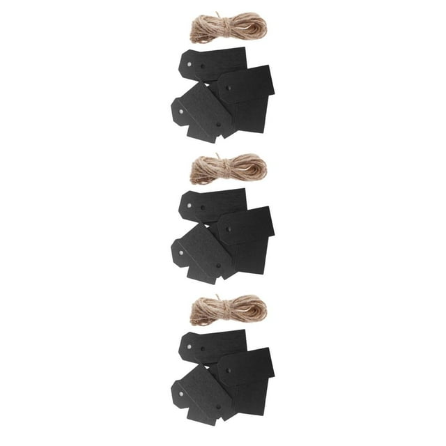 Guardoinrt Wood Tags High-ranking Individual Portable Lightweight Durable Unique Design Distinctive Mini Blackboard Pendant Type 2 3Set